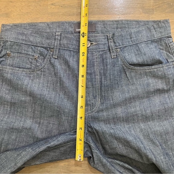 Vince Men’s  VM.212 Slim Chambray Blue Pants Size 32 32x33 Chinos Straight Leg - Picture 9 of 9